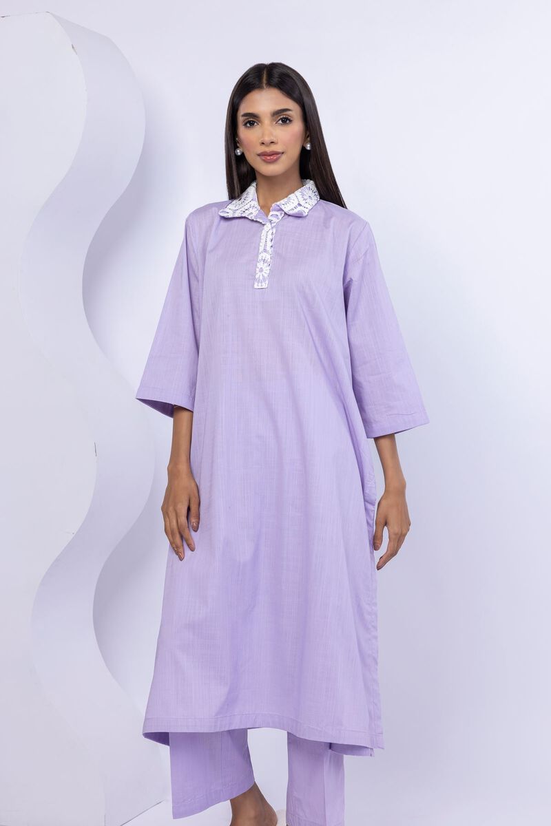 Embroidered | Crosshatch Poplin | Kurta | USD 15.00