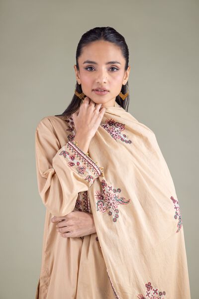 Embroidered | Lawn | Floral Draped Dupatta | USD 35.00