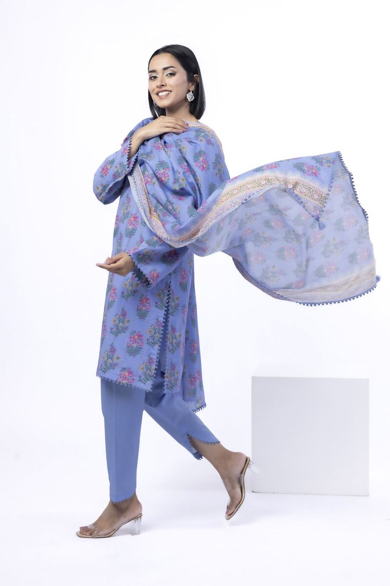 Printed | Cotton | Tailored 3 Piece | USD 22.50