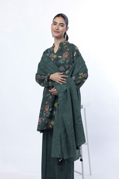 Printed | Light Khaddar | Tailored 3 Piece | USD 45.00