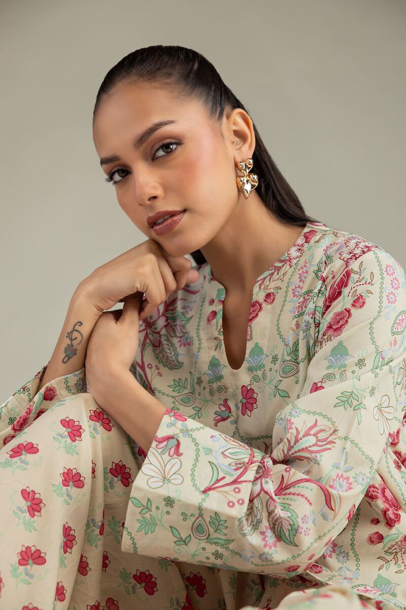 Printed | Cambric | Floral Cambric Kurta | USD 35.00
