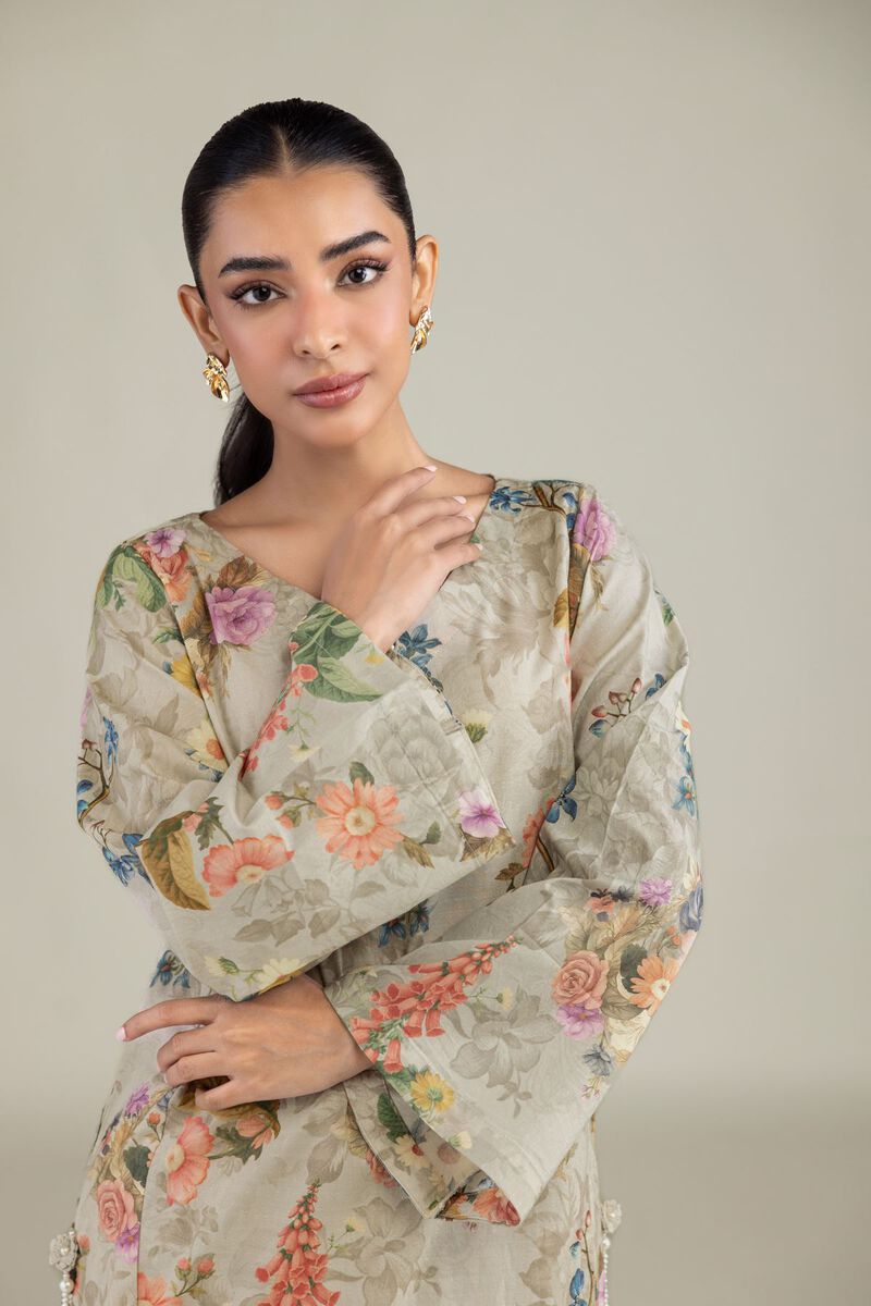 Printed | Cotton Dobby | Long Floral Kurta | USD 30.00
