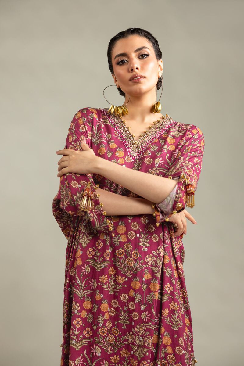 Embroidered | Raw Silk | 2-Piece Co-ord Set | USD 125.00