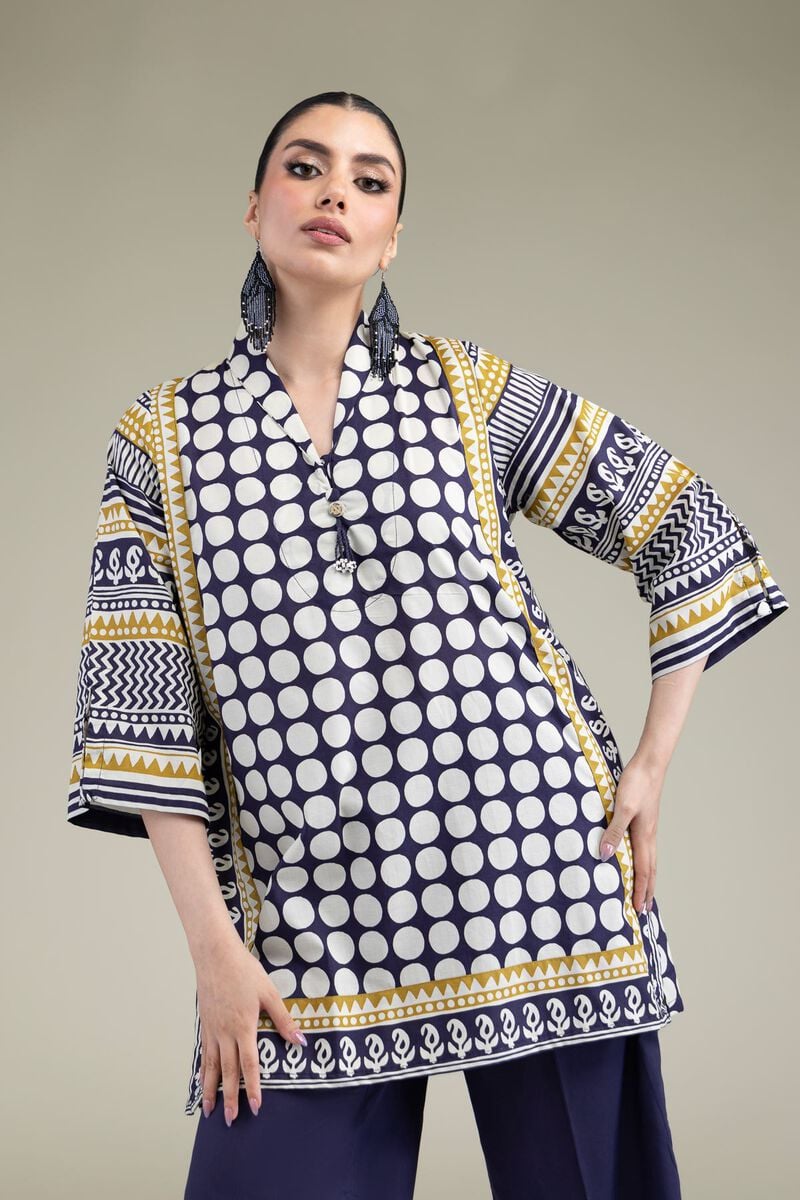 Printed | Cambric | Short Cambric Kurta | USD 30.00