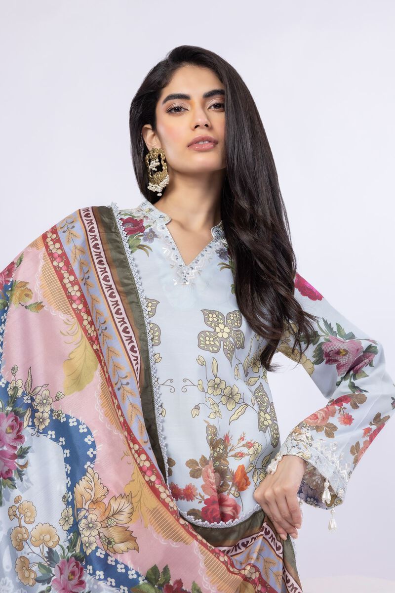Printed | Tusser Silk | Dupatta | USD 28.00