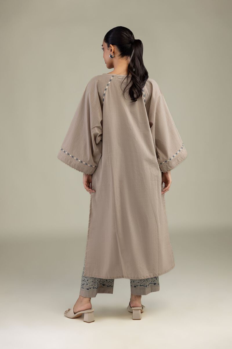 Textured Cotton | Embroidered | Textued Cotton Kurta | USD 40.00