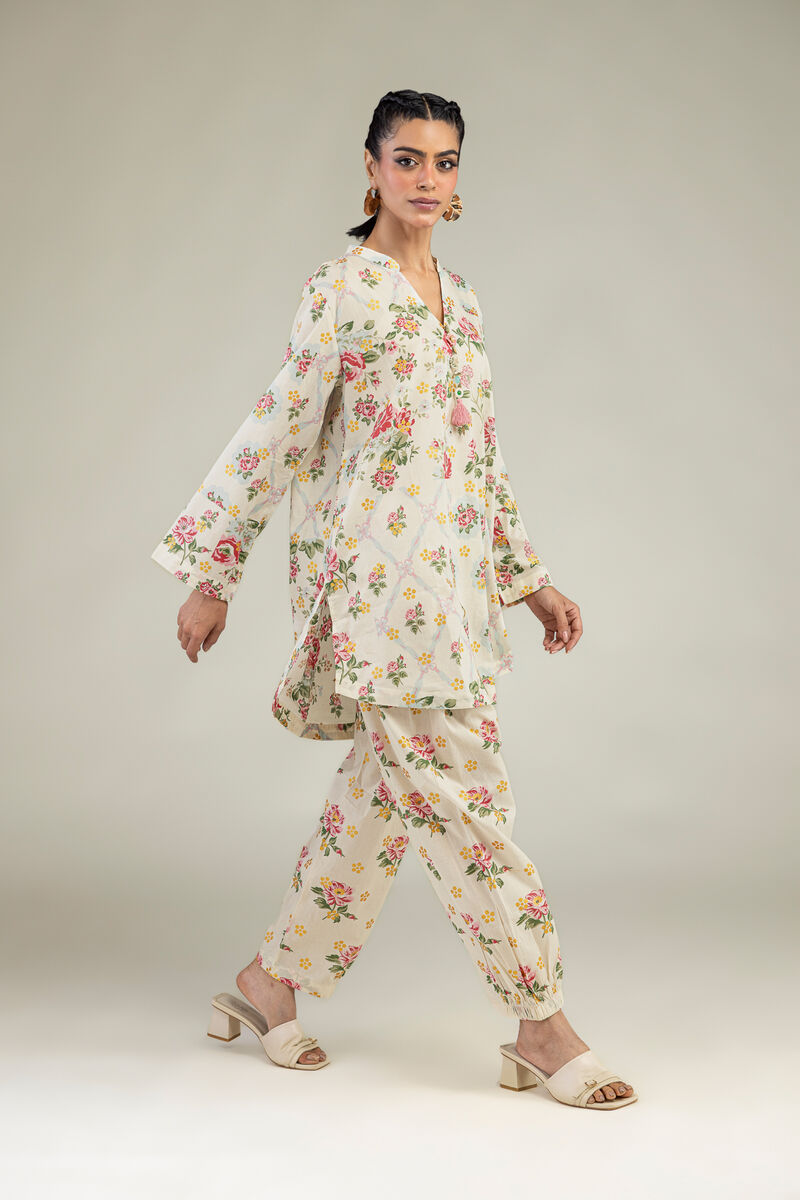 Printed | Cambric | Floral Cambric Shalwar  | USD 30.00