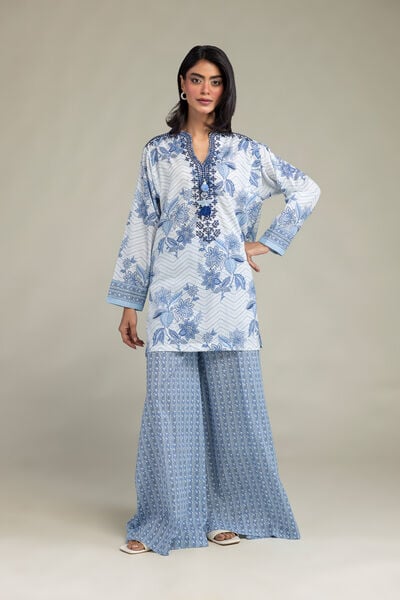 Embroidered | Cambric | Printed Cambric Pants | USD 30.00