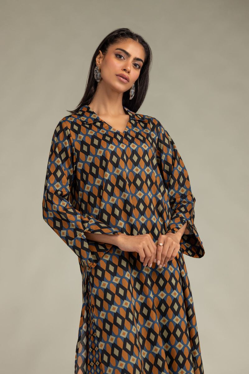 Printed | Cambric | Longline Cambric Kurta | USD 35.00