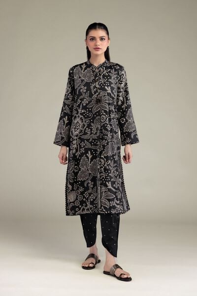 Printed | Cotton Viscose | Black Cotton Shalwar | USD 30.00