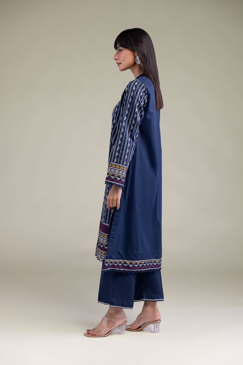 Embroidered | Cambric | Cambric Longline Kurta | USD 40.00