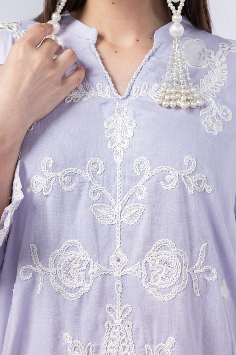 Embroidered | Crosshatch Raw Silk | Kurta | USD 30.00