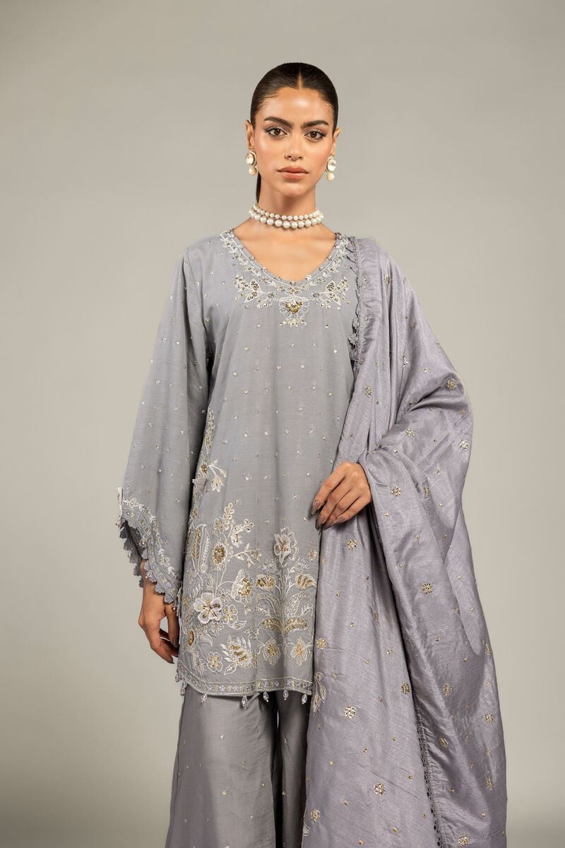 Raw Silk | 3-Piece Co-ord Set | USD 155.00