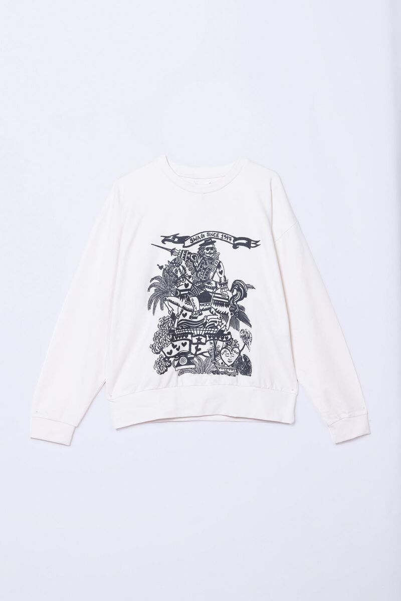 Printed | Lycra Terry | Sweatshirt | USD 6.00