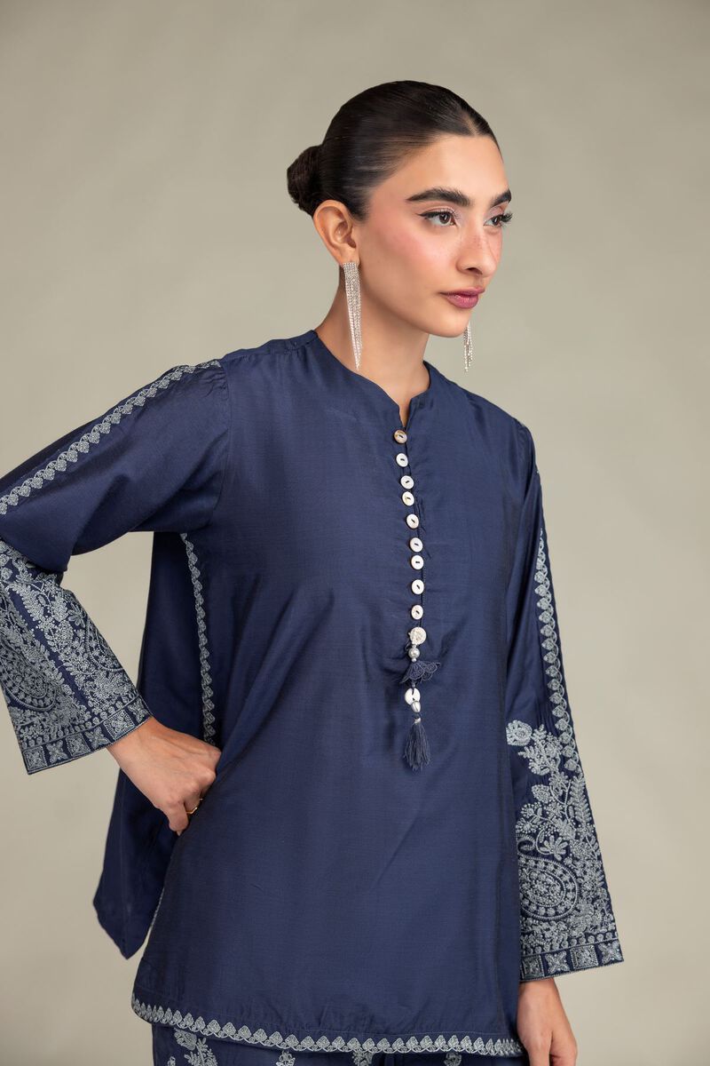 Printed | Raw Silk | Silk Floral Kurta | USD 45.00