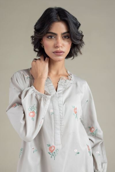 Embroidered | Textured Cotton | Kurta | USD 35.00