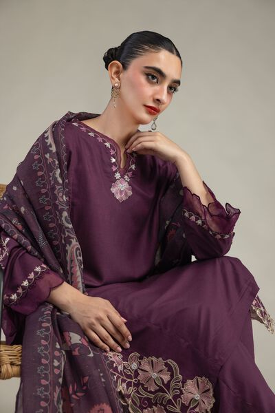 Embroidered | Mesuri | Floral Mesuri Dupatta | USD 30.00