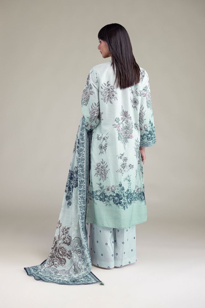 Embroidered | Mesuri Dobby | Mesuri Tailored 3-Piece | USD 70.00