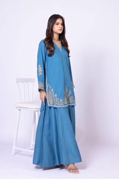 Printed | Raw Silk | Pants | USD 40.00