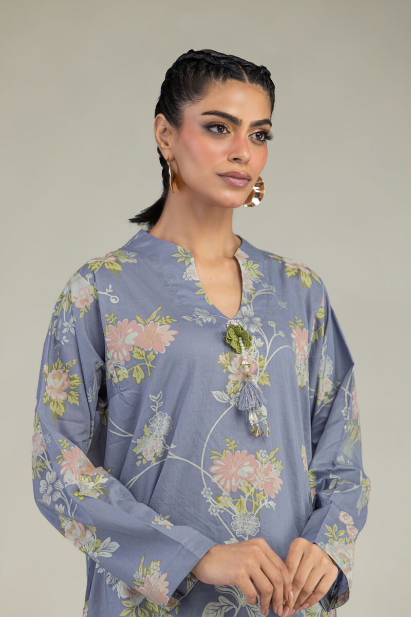 Printed | Cambric | Floral Cambric Kurta  | USD 35.00