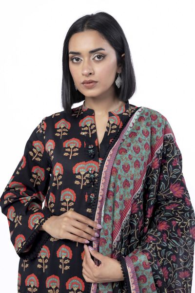 Printed | Cotton | Tailored 3 Piece | USD 22.50