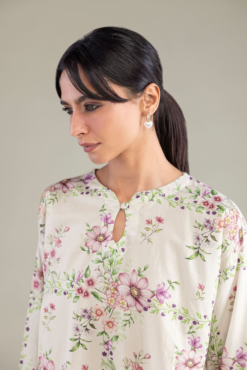 Printed | Cambric | Floral Short Kurta | USD 35.00