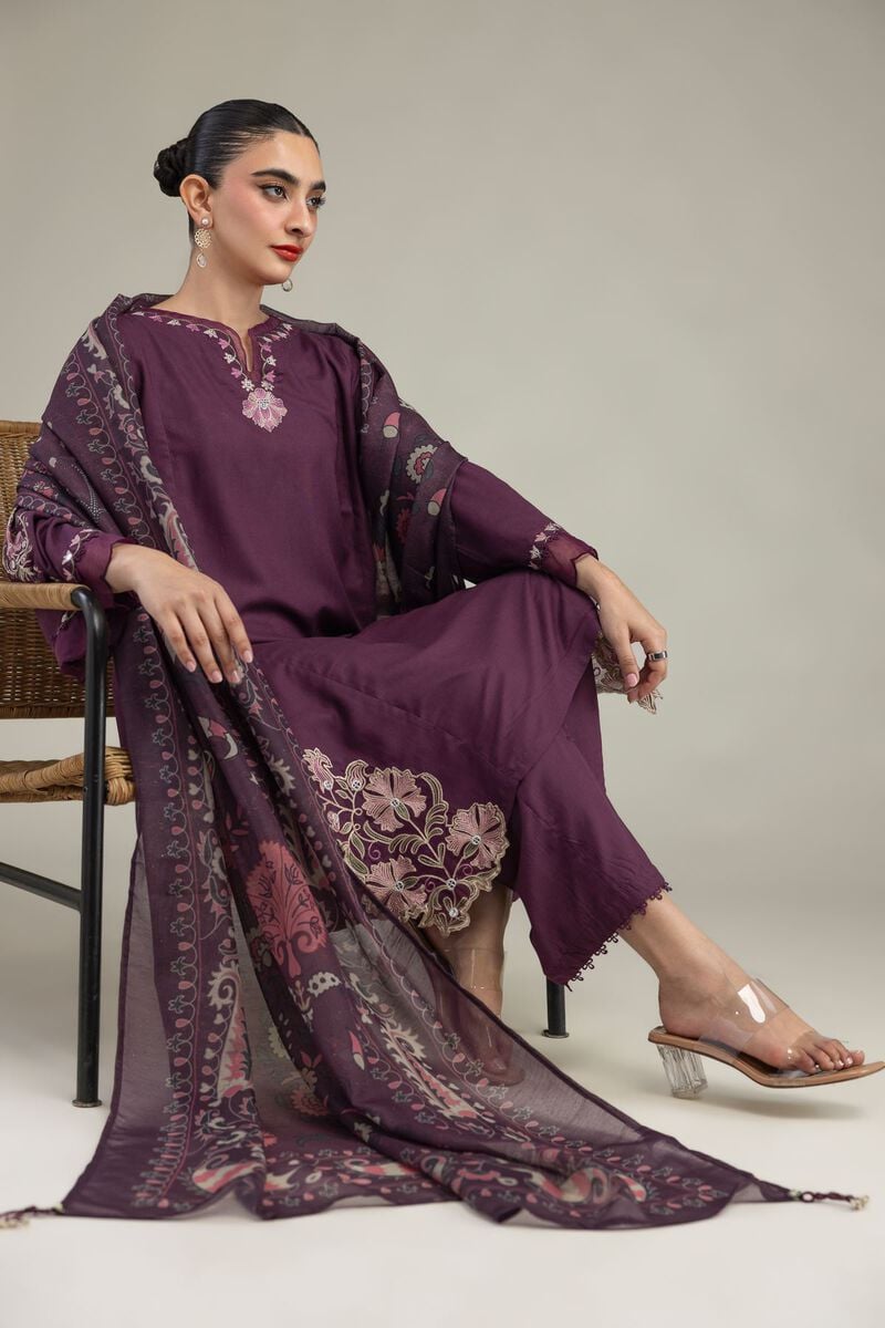 Embroidered | Raw Silk | Raw Silk Pants | USD 30.00