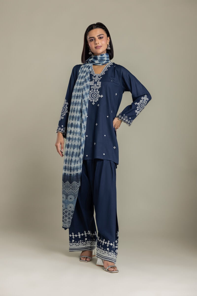 Embroidered | Raw Silk | Silk Tailored 3-Piece | USD 105.00