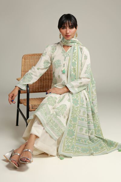 Printed | Cambric | Floral Tassel Kurta | USD 35.00