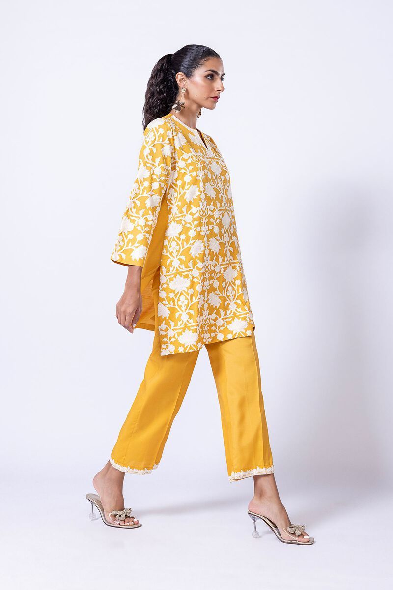 Embroidered | Raw Silk | Pants | USD 6.00