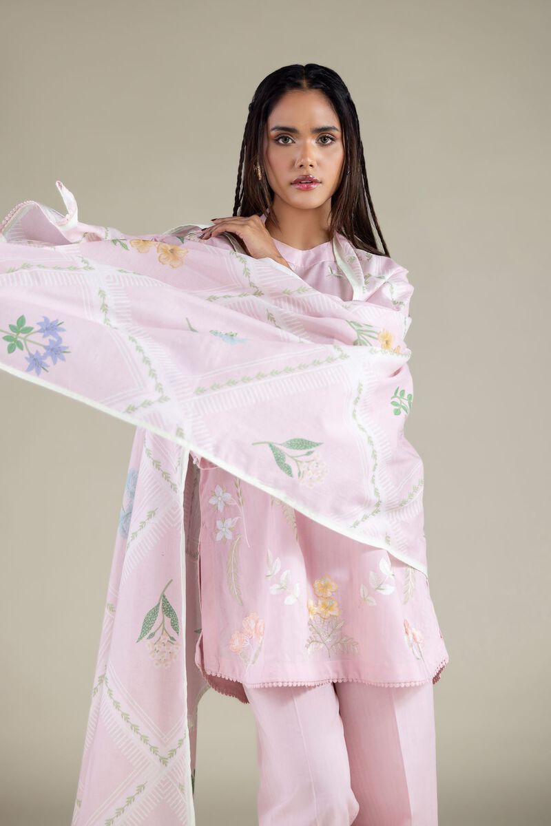 Embroidered | Lawn | Floral Dupatta | USD 25.00