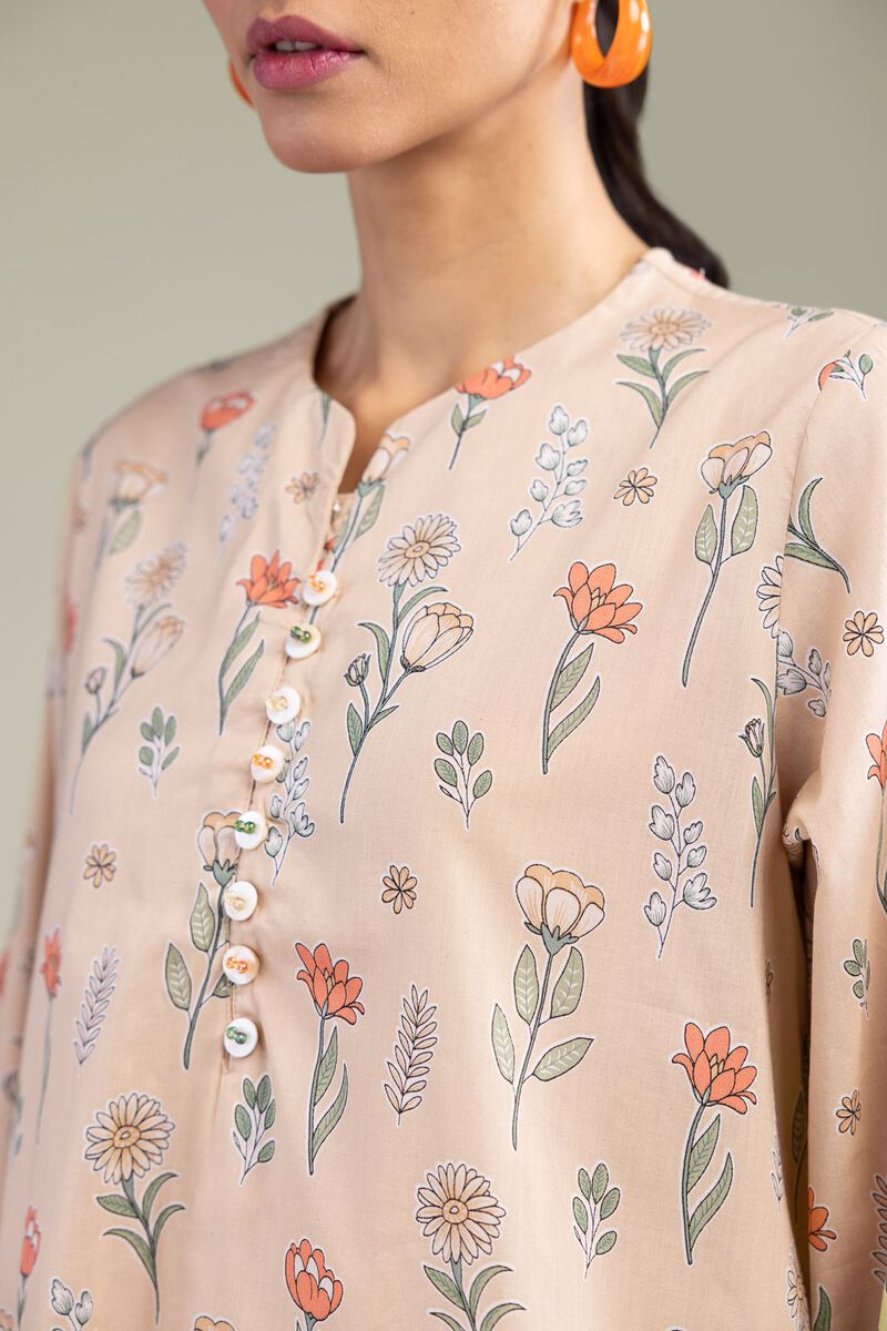 Printed | Cambric | Floral Cambric Kurta | USD 30.00