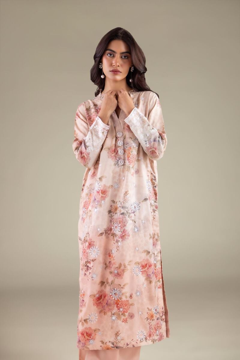 Embroidered | Raw Silk | Pants | USD 55.00