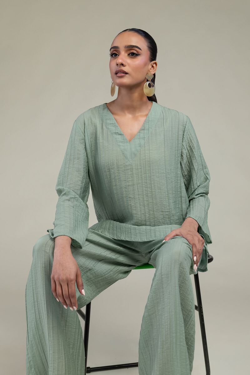 Dyed | Blended Crinkle | Solid Crinkle Shirt | USD 40.00