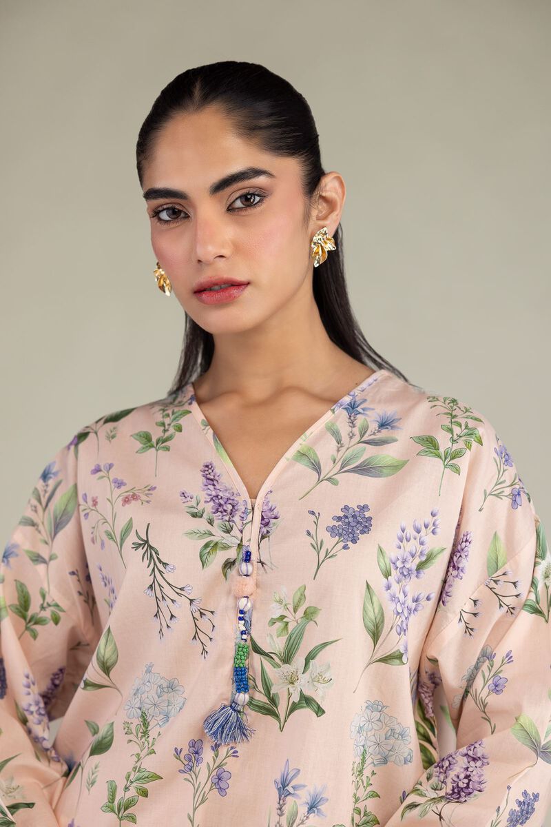 Printed | Cotton Viscose | Short Floral Kurta | USD 35.00