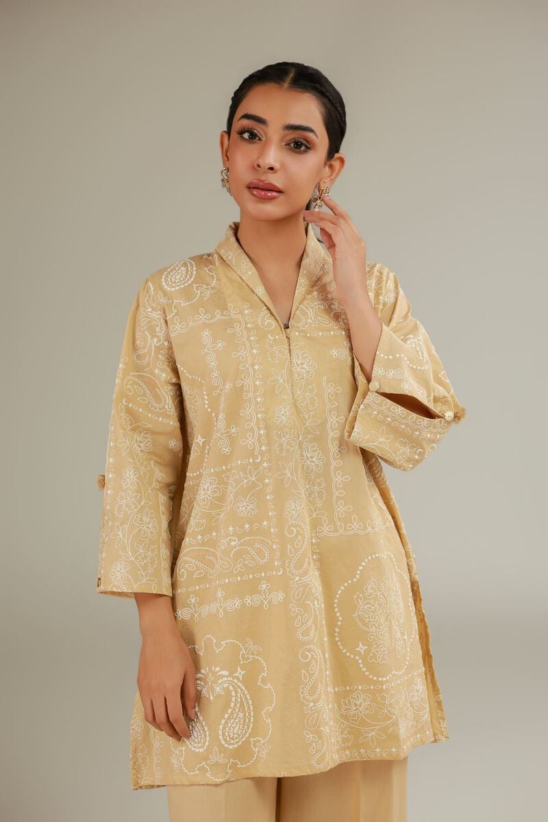 Cambric | Band Collar Kurta | USD 35.00