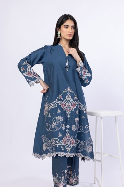 Embroidered | Raw Silk | Kurta | USD 50.00