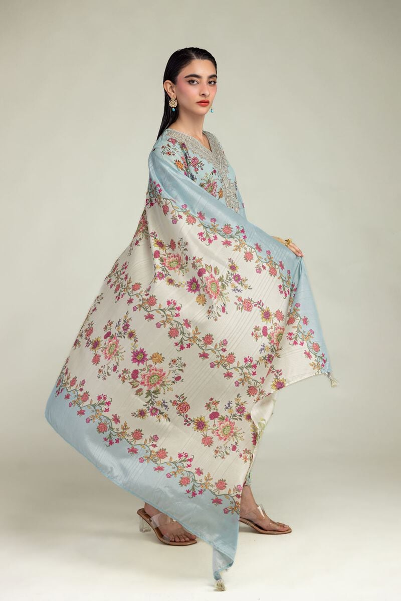 Embroidered | Mesuri | Floral Mesuri Dupatta | USD 35.00