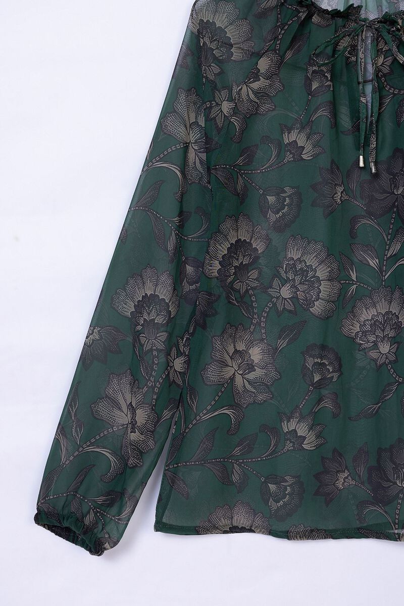 Printed | Georgette Chiffon | Blouse | USD 9.00