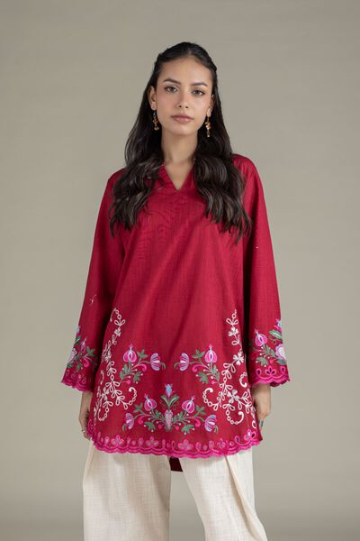 Embroidered | Heavy Textured Cotton | Kurta | USD 35.00