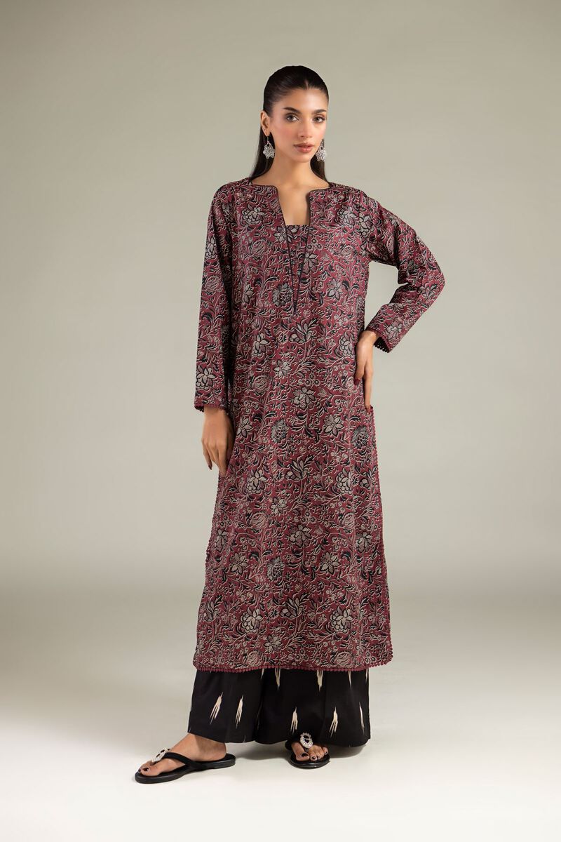 Printed | Cambric | Relaxed Ikat Pants | USD 25.00