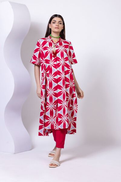Printed | Crosshatch Poplin | Pants | USD 7.50