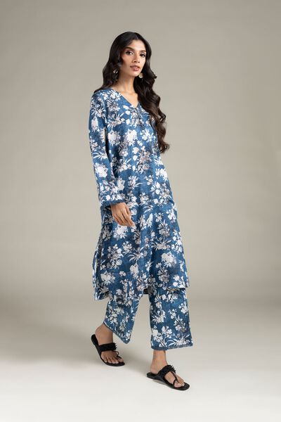 Printed | Heavy Textured Cotton | Pants | USD 17.00