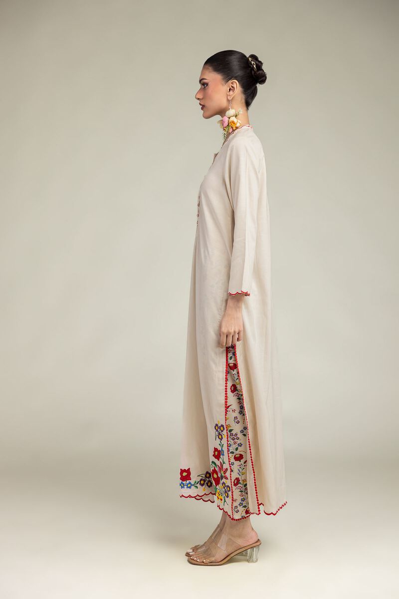 Embroidered | Raw Silk | Floral Silk Shalwar | USD 30.00