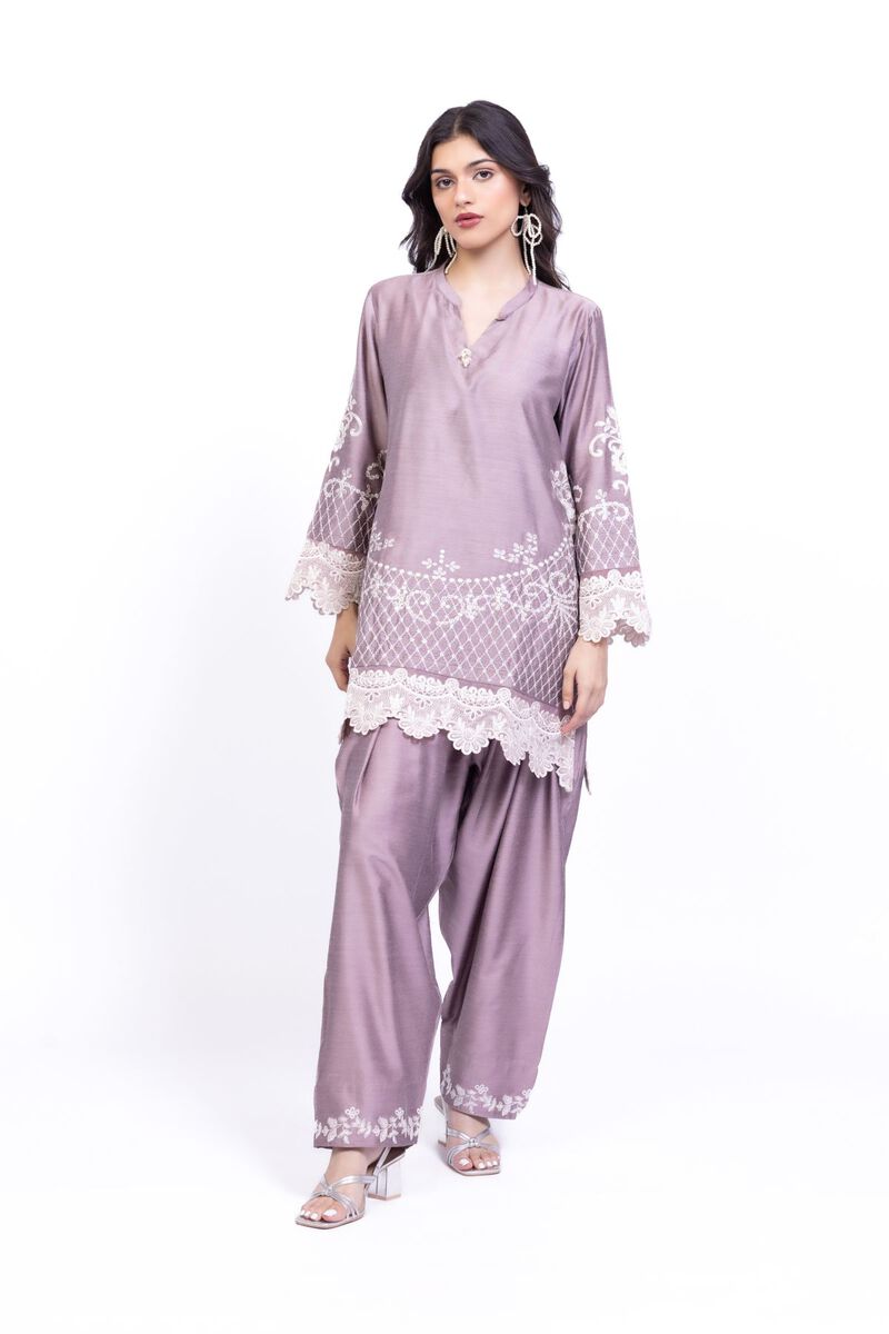 Embroidered | Raw Silk | Kurta | USD 55.00