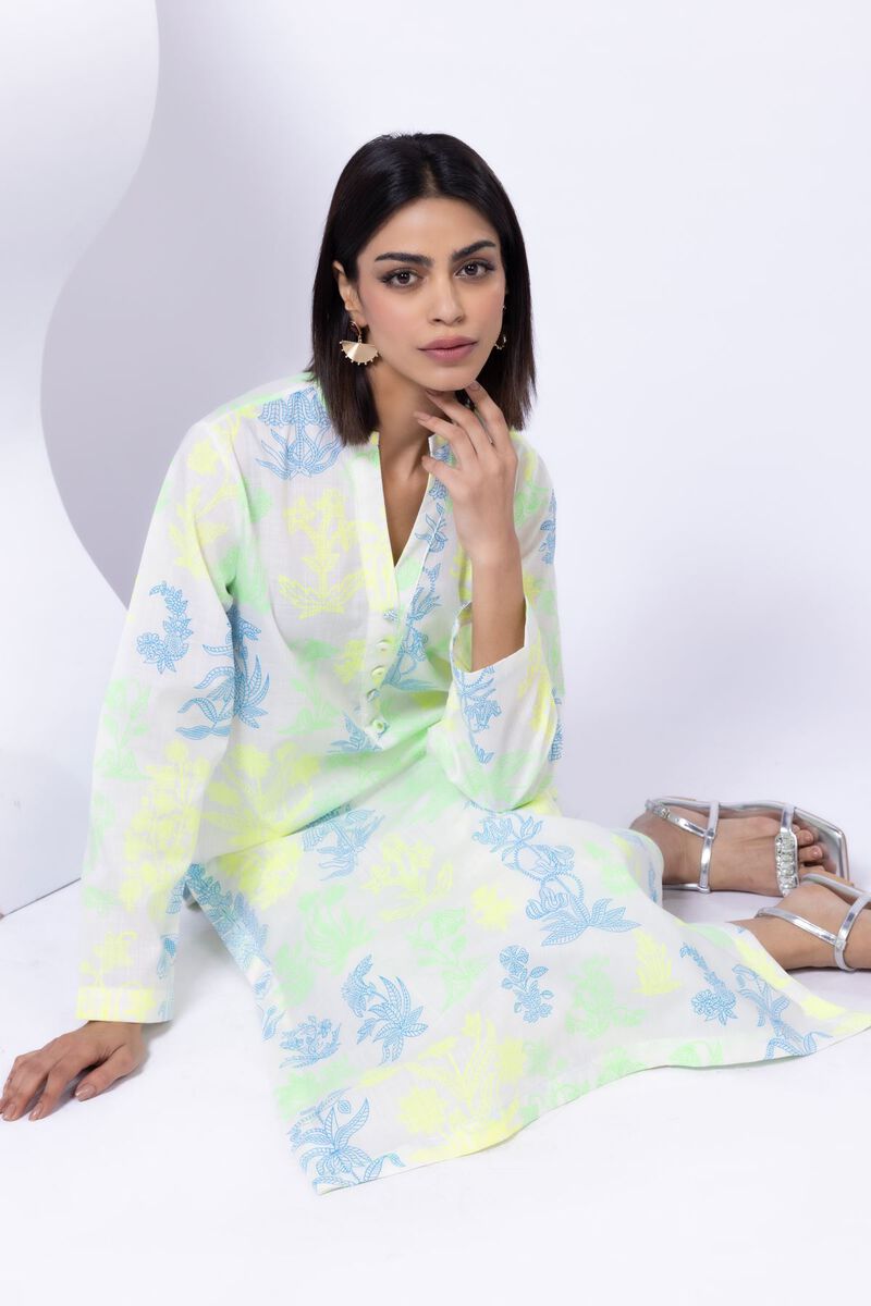 Printed | Crosshatch Poplin | Kurta | null