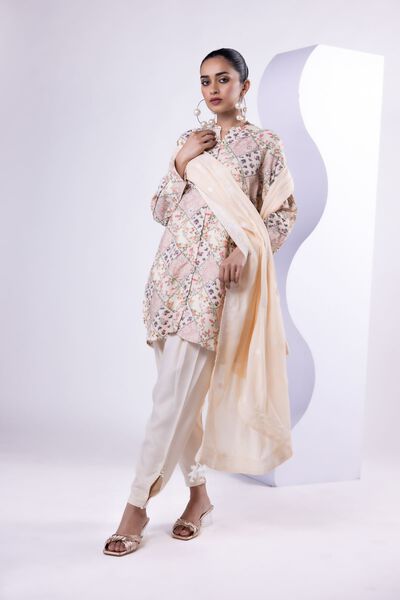 Dyed | Russian Raw Silk | Shalwar | USD 20.00
