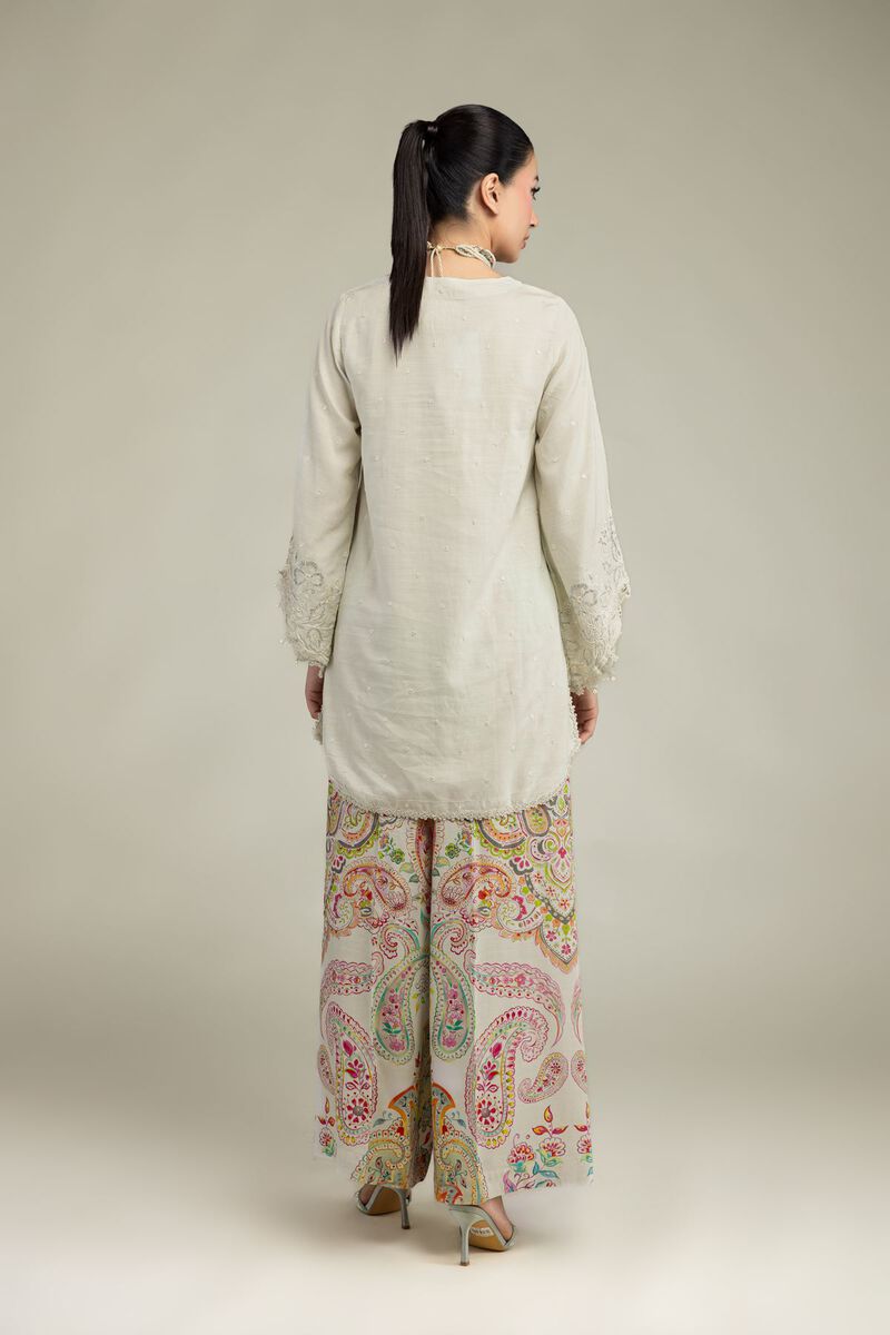 Embroidered | Raw Silk | Short Silk Kurta | USD 55.00