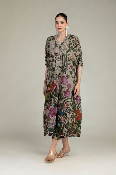 Embroidered | Raw Silk | Raw Silk Pants | USD 35.00