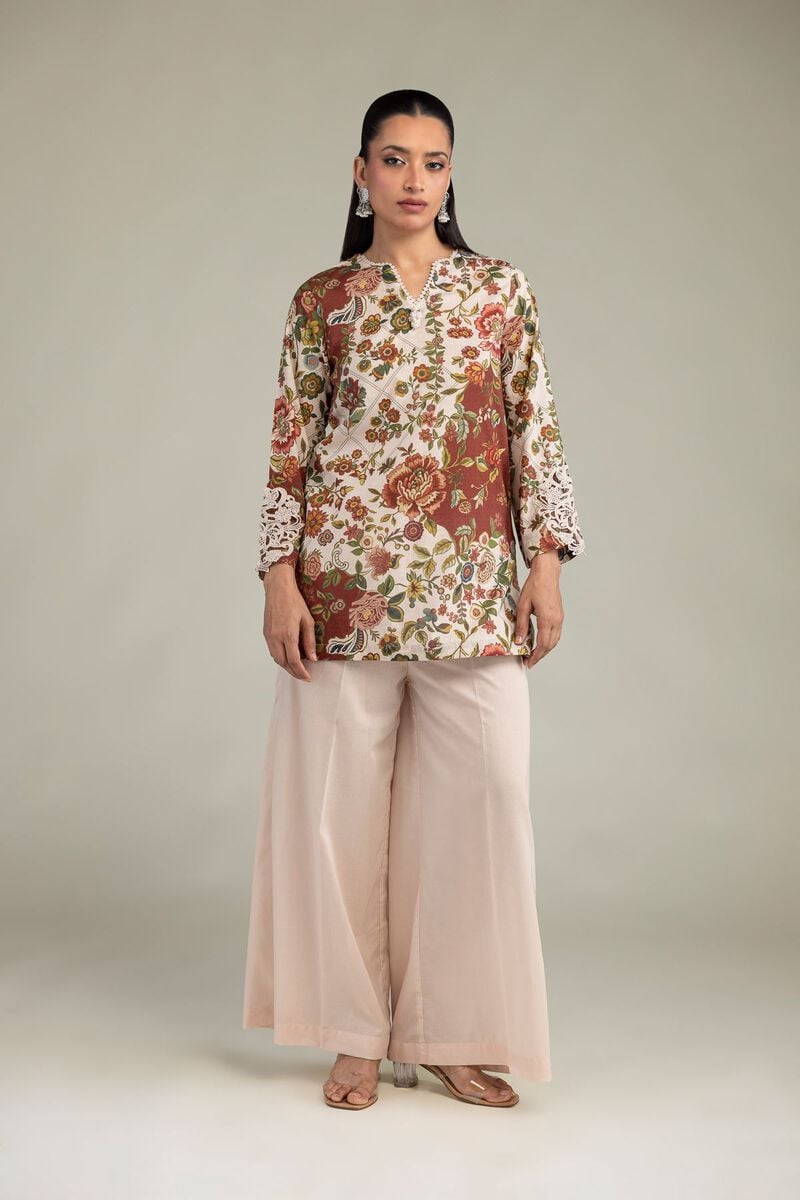 Embroidered | Cambric | Cambric Solid Pants | USD 30.00